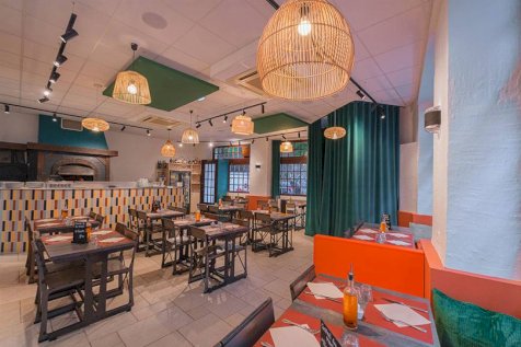Peinture Décoration d'une pizzéria à Nantes - Boulfray Nantes